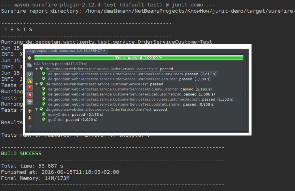 junit title