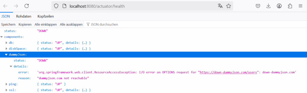 Spring Boot Actuator 2 boot metric custom health2