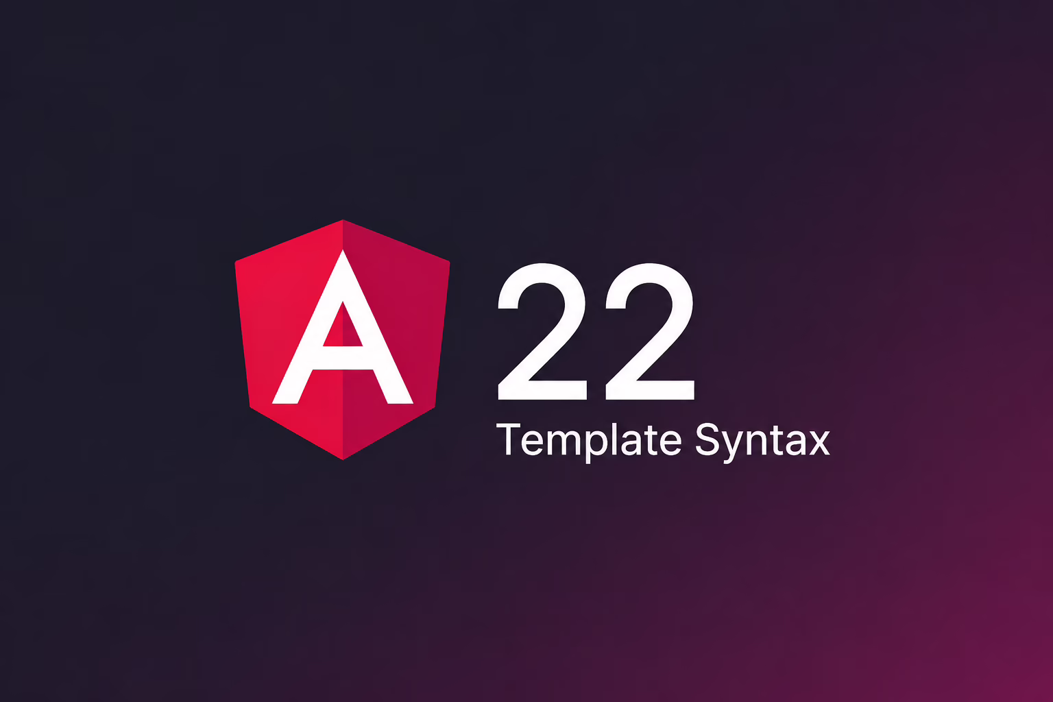 Angular 22, Templates 1 ng 22 template png